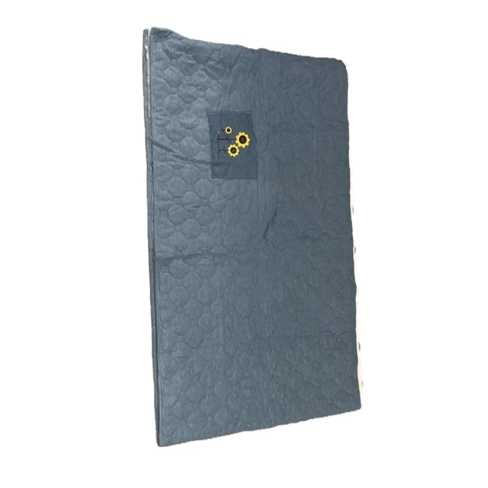 housse tête lit adhésive polyestère moderne 120 150 180 200 220 cm bleu gris
