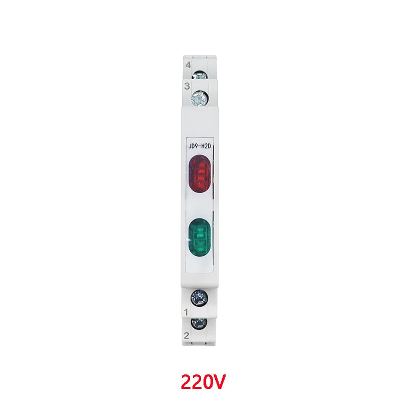 interrupteur électrique moderne blanc rouge flux lumineux faible tension 220v alternatif