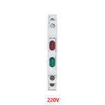 interrupteur électrique moderne blanc rouge flux lumineux faible tension 220v alternatif