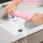 serviettes bain coton embossées rose moderne haute absorption 75x35cm set pièces
