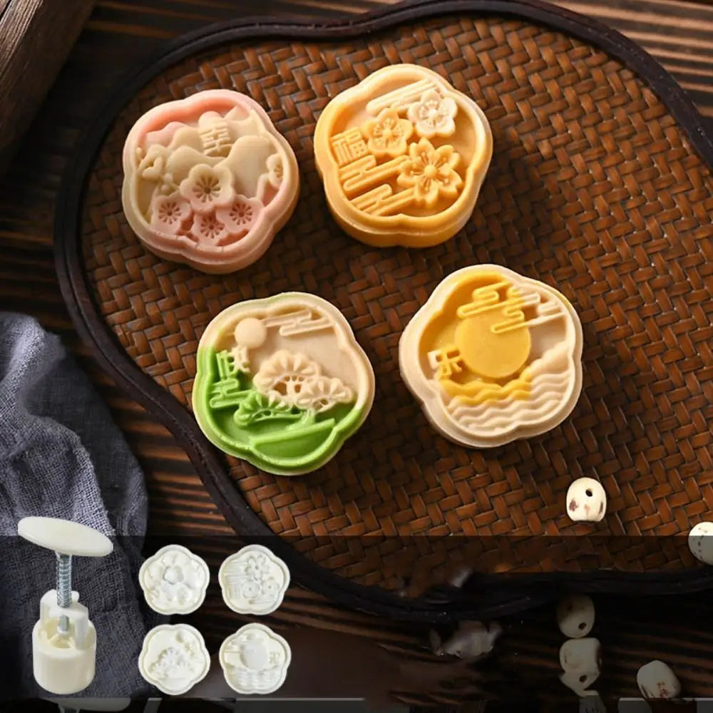 moule biscuits blanc motifs floraux moderne guide taille poignée rotation