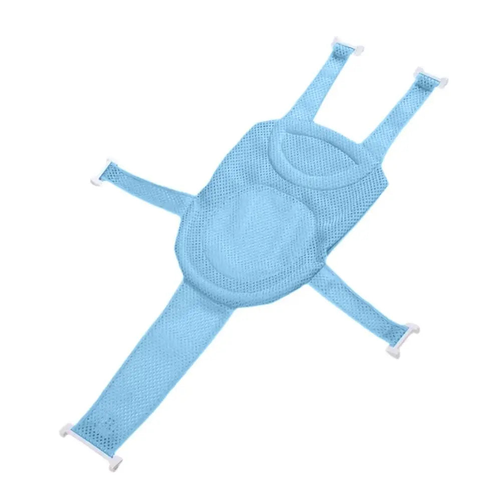 filet bain bébé étoiles blanc bleu rose clips moderne confortable sécurité antidérapant tissu