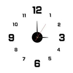 horloge murale luminose décollable chiffres brillants moderne minimalisteintérieur chambre salon