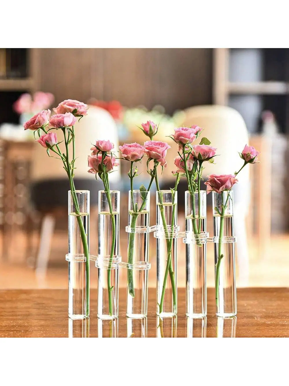 vases verre transparents modernes fleurs décoration maison piècesuspendus