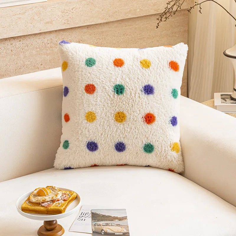 housse coussin polyester multicolore motifs automne décoration intérieure moderne 45x45cm 30x50cm