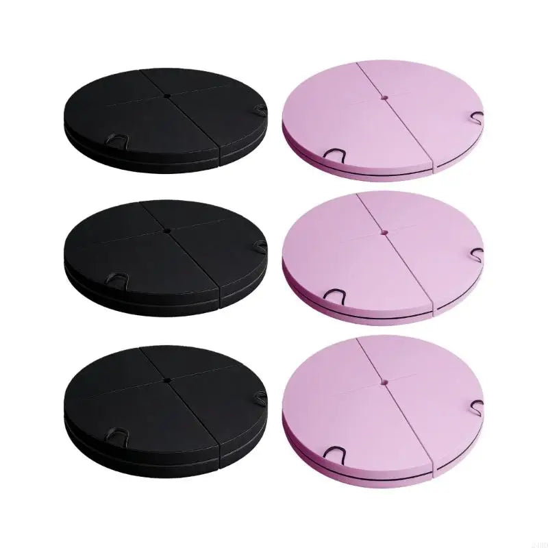 tapis yoga noir rose plissé moderne épais transportable pratique danse