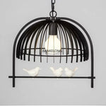 lampe suspendue pendentif blanc noir grille métallique hauteur ajustable moderne rustique chambre salon
