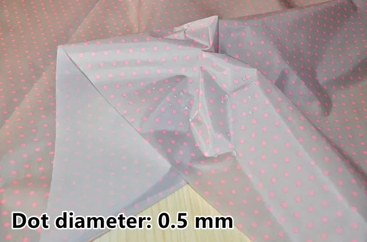 tissu imprimé imperméable motif points blancs coton bricolage couture décoration intérieur multi couleur