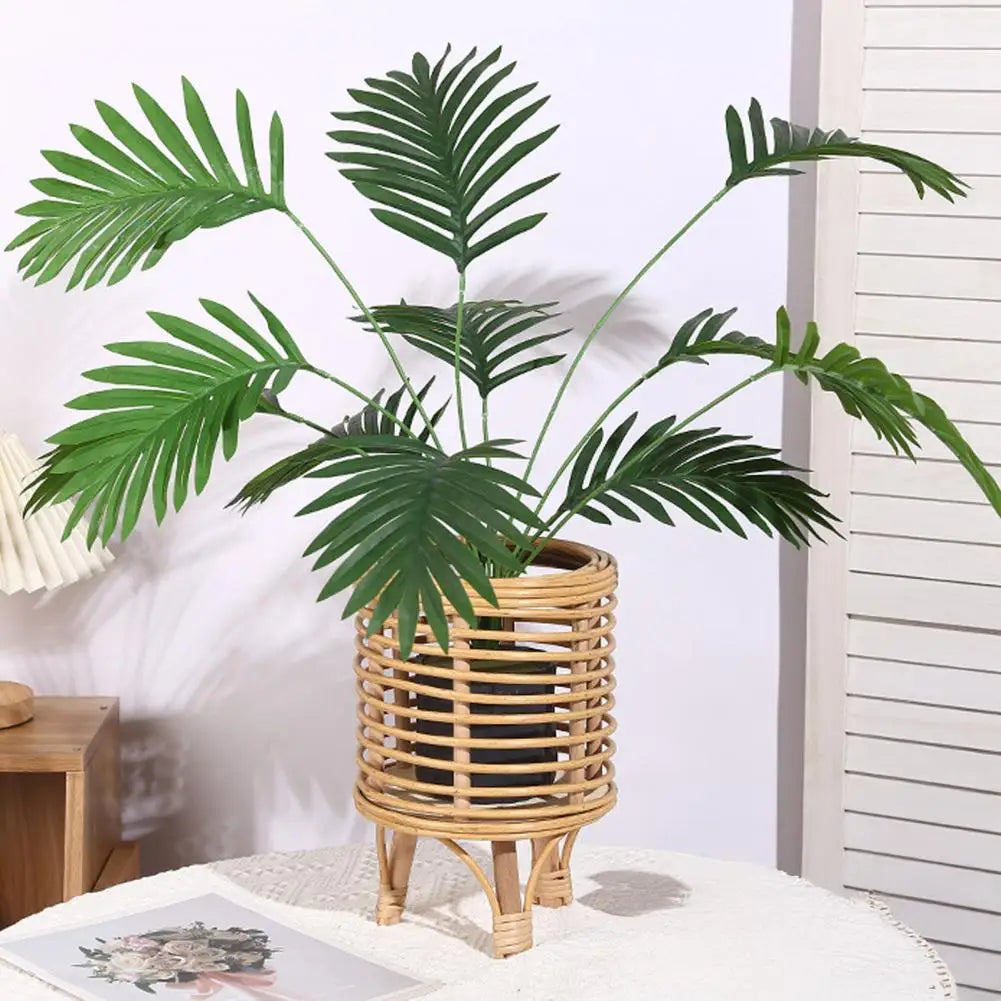pots plante naturel blanc corde tressée bois rustique boho chic plastique transparentintérieurextérieurbalcon