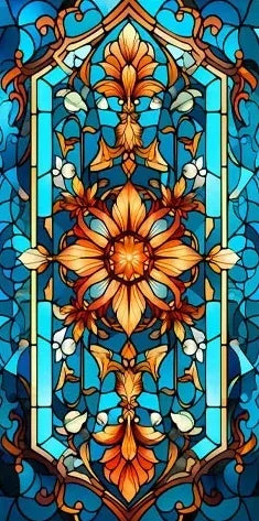 film verre statique décoratif oiseaux fleurs motifs opaques art déco nouveau instructions
