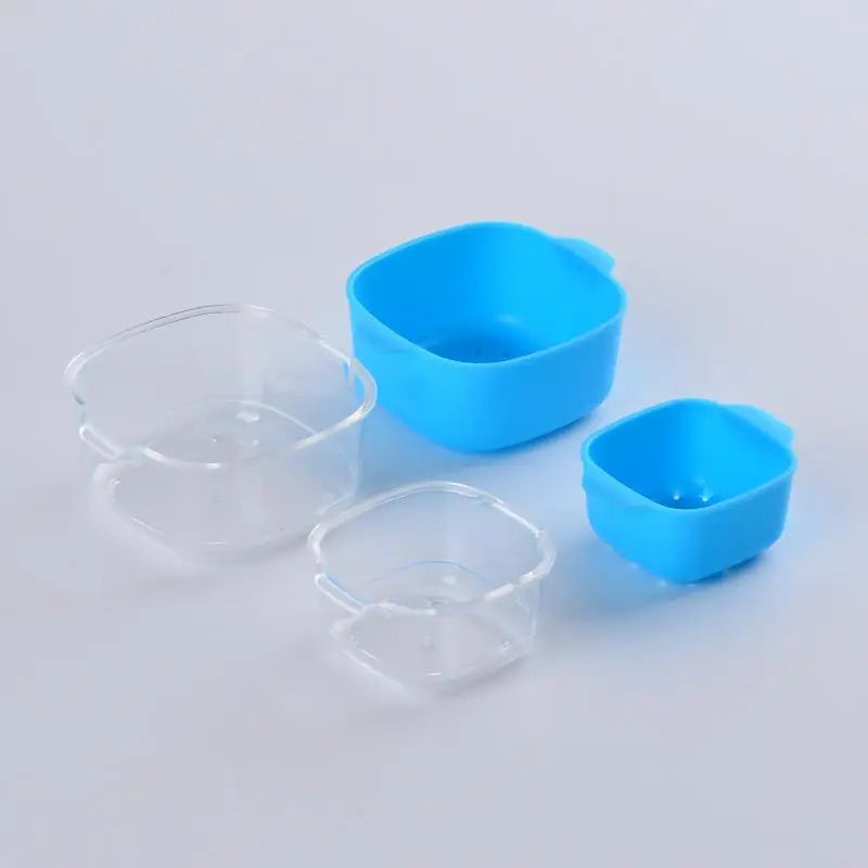 boîtes conservation alimentaires transparentes motifs fruits légumes moderne pratique blanc bleu rouge