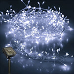 guirlande lumineuse solaire filaments feuilles blanc chaud multicolore moderne décoratifextérieur mariage noël festif