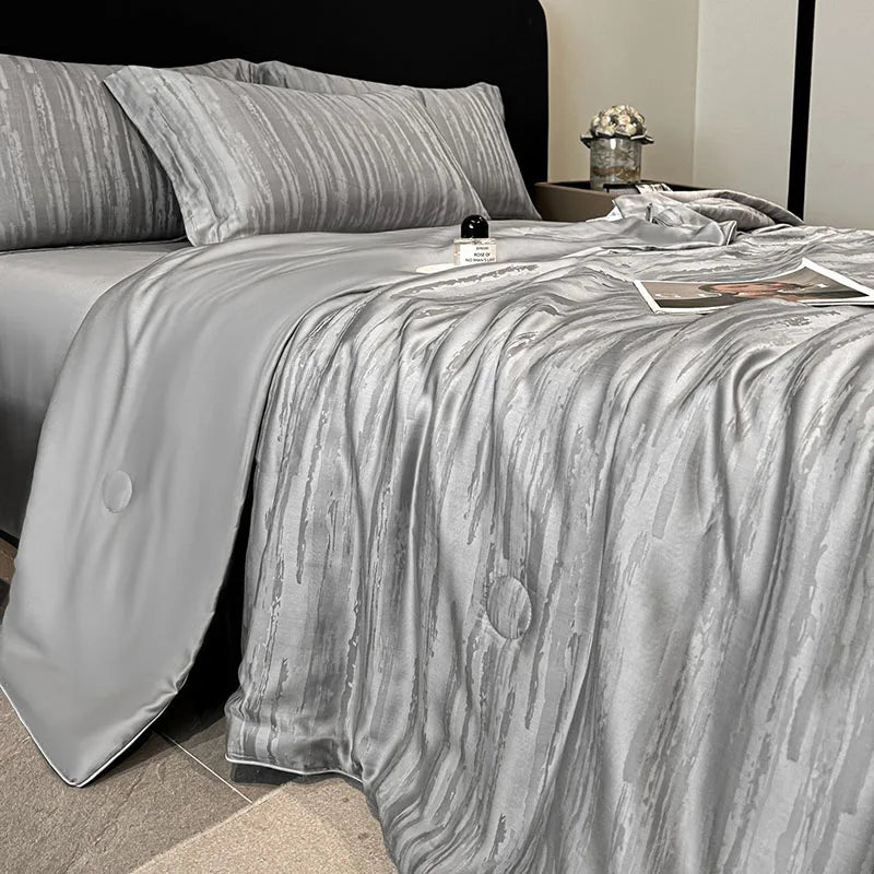 drap lit rose clair floral satiné été adultère lavable maison classique