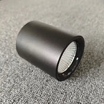 spot led noir moderne 28mm ip65 étanche 15w salle bain cuisine