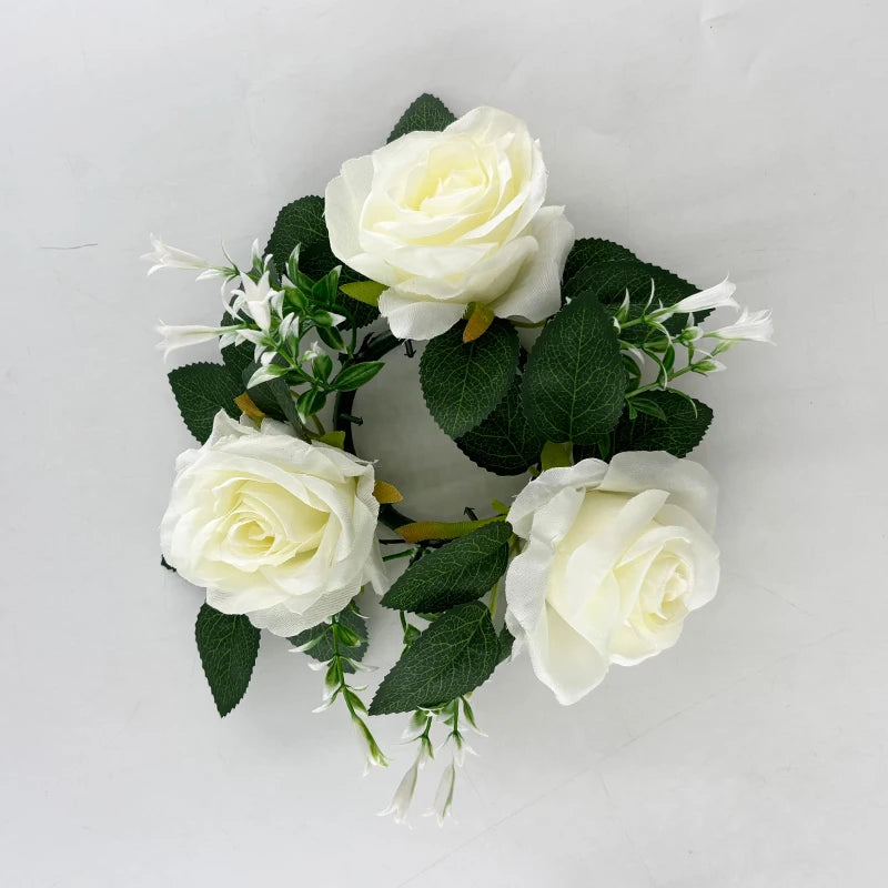 bougies led blanc crème effet flamme réelle sans danger moderne décoration mariage fêtes rondes