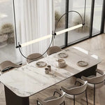 lampe suspendue moderne minimaliste noir blanc lisse 6000k 3000k 90 260V 2000 82000lm