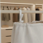 crochets multifonctionnels blancs transparents modernes lisses facile porte salle bain