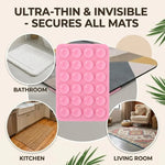 adhésifs antidérapants ventouses rose tapis moquette sol salle bain utilitaires amovibles lavables