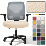 housse chaise polyester vert gris beige moderne tissé 46 53 cm