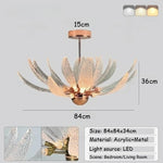 suspension lumineuse moderne transparente dorée cuivre argentée texture craquelée intérieur chambre salon