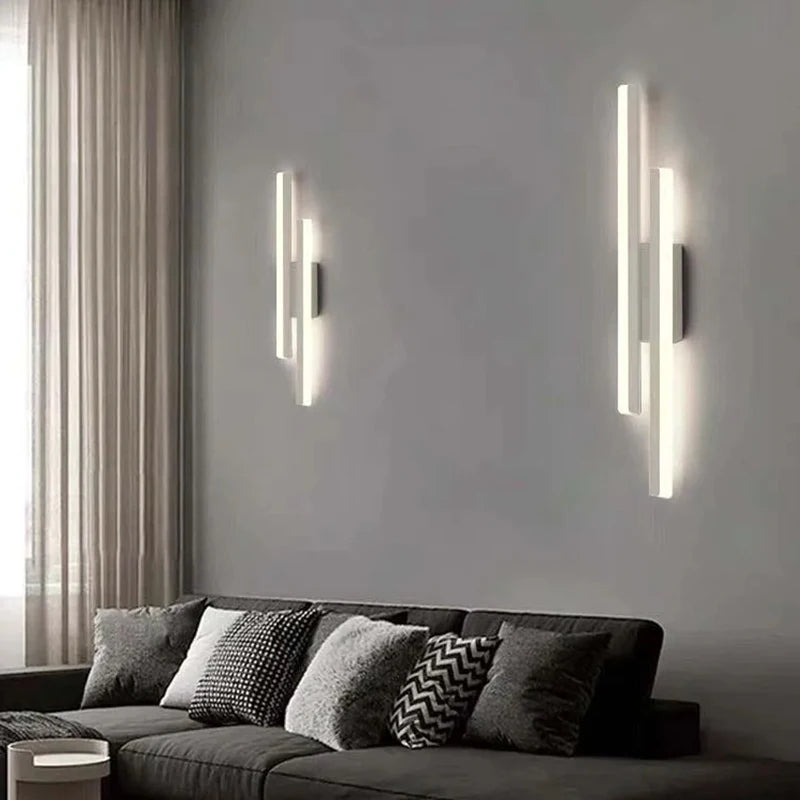 Lumière murale LED aluminium design intérieur