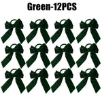 serviettes pliées velours classique élastique blanc rose rouge vert occasions spéciales noël mariage