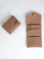 porte monnaie simili cuir marron clair rose pâle violet blanc noir classique dorés poche