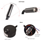 lampe murale led moderne bras articulé réglable lecture chambre blanche noir