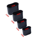 cache pieds moderne noir uni 15mm 20mm 25mm 30mm 34mm 40mm 50mm protection meuble