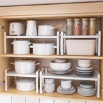 étagère cuisine rétractable modulaire noire métal tiroirs moderne fixée assemblage facile rangement efficace