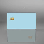 protège cartes adhésifs noirs unis modernes rechargeables banque carte crédit 53x85mm