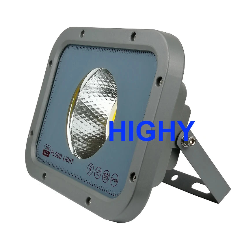 projecteur led moderne gris ip65 100w 150w 50w 24v 110v 220vextérieur jardin aluminium