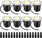 éclairage solaire led 16 spots noirs vis fixations moderne fonctionnelextérieur