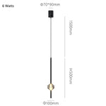 suspension lumineuse moderne motif géométrique noir acier inoxydable led 6000k 4000k 3000k