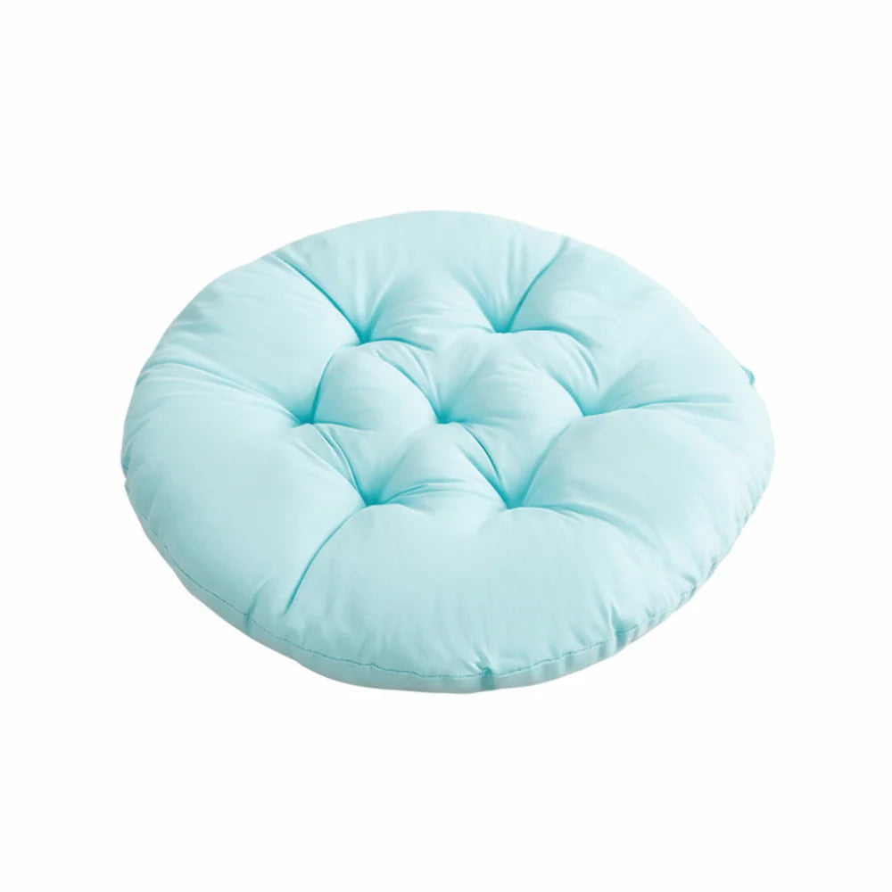 coussin chaise confortable moderne couleur unie épais doux polyester coton beige marron vert rouge