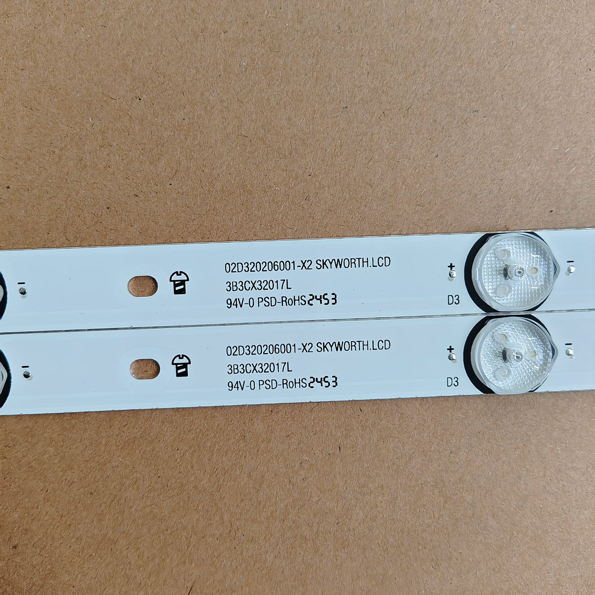 bande led blanc moderne transparents connecteurs 610mm 32s5195 ccc certifié led aluminium
