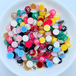 decoratives multicolores logo adhésif ornement bijoux accessoires coiffure art populaire tendance amour