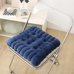coussin peluche forme biscuit antidérapant coton pp velours polyester moderne gris rose bleu