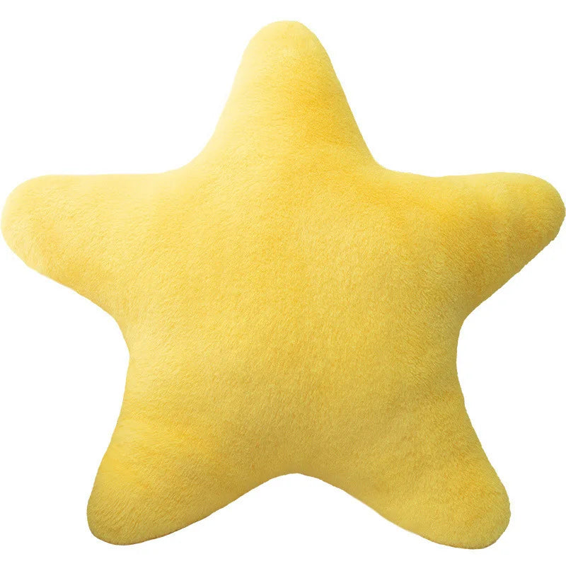 coussin étoile décoratif jaune rose vert lit maison anti décubitus coton polyester
