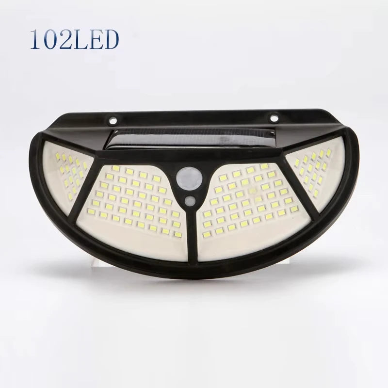 lampe solaire moderne noire télécommande ip65 étanche ledextérieur hexagonale