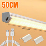 ruban lumineux led blanc moderne adhésif 30cm 50cm interrupteur tactile adjustable