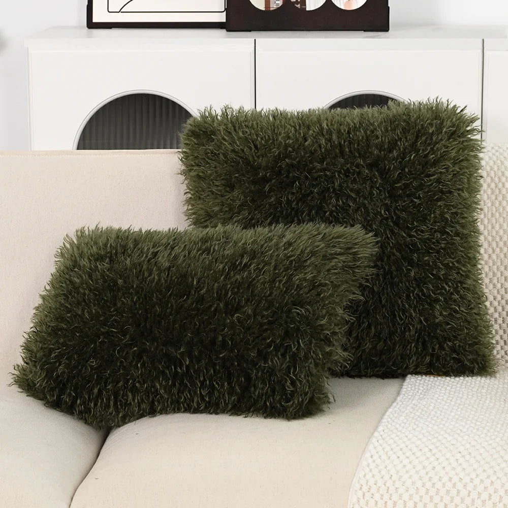 coussin decoratif moderne imprimé végétal doux polyester 30x50cm 45x45cm decoration