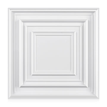 panneau mural 3D blanc relief moderne adhésif salon chambre enfant mariage carré classique PVC