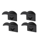 supports stockage murals adhésifs casquettes rouges noires brodées minimalistes 10 pièces