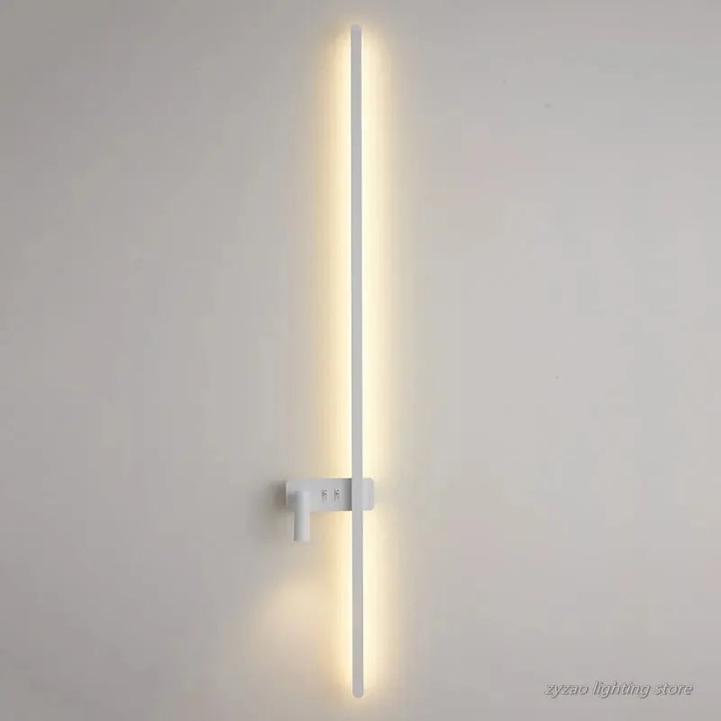 lampe murale moderne appliques led noir blanc minimaliste fixée mur chambre salon entrée