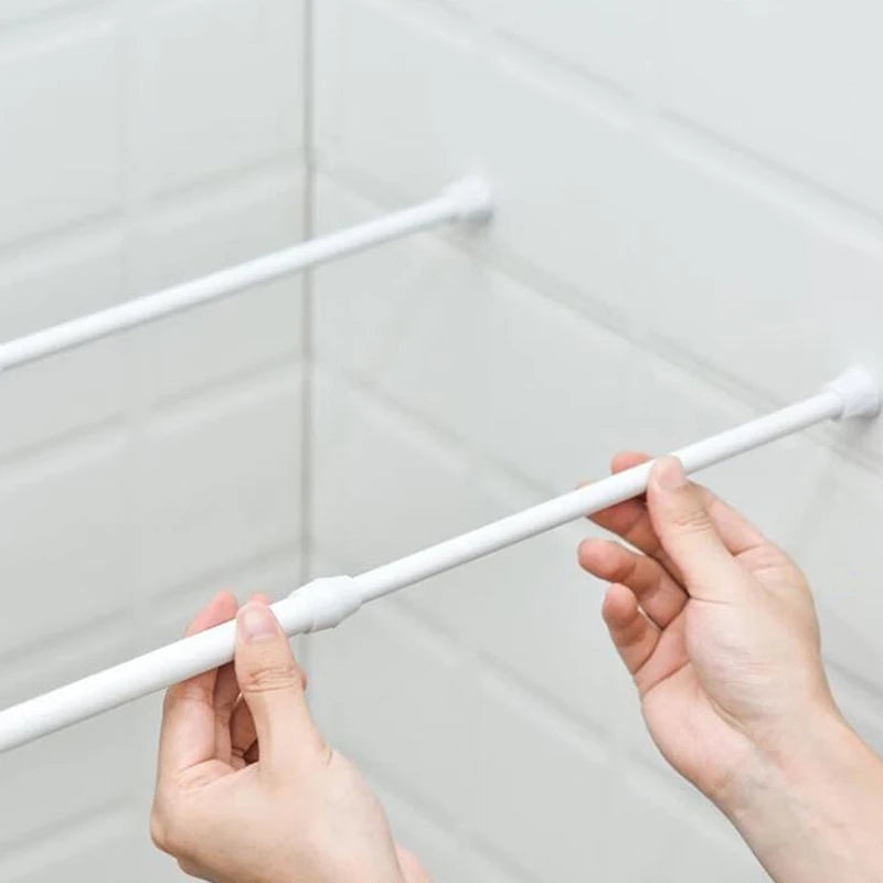 support rangement blanc moderne adhésif barres crochets adhésifs rangement salle bain