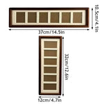 cadre photo bois multiple classique photos marron foncéintérieur beige clair horizontal vertical