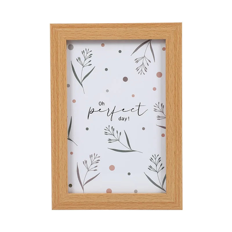 Cadre photo en bois moderne blanc de 5 pouces pour décoration intérieure