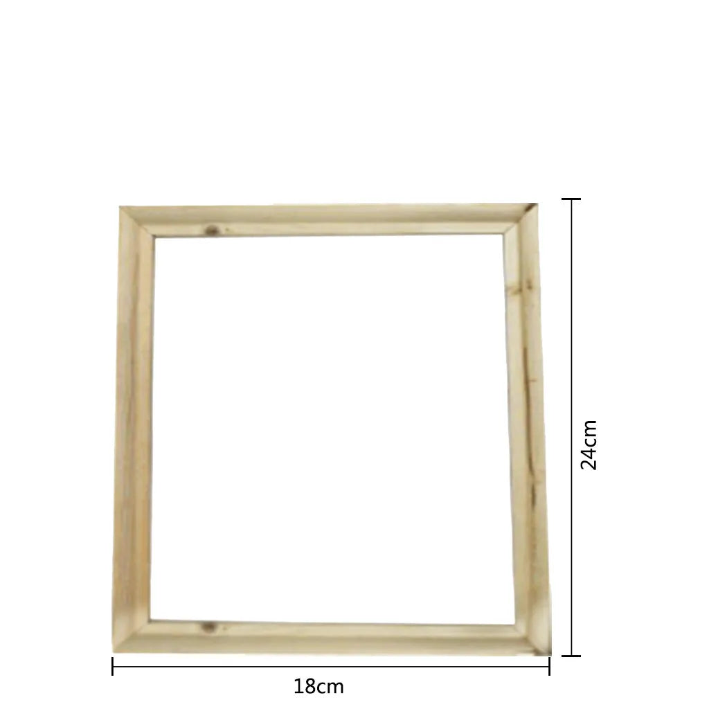 cadre peinture bois moderne carré naturel simple moderne