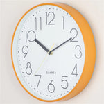 horloge murale moderne rose blanche noire bleue quartz aiguille unique minimaliste salon